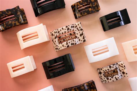 Rectangle Flat Hair Clips - TELETIES