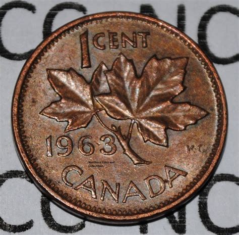 Kanada 1963 1 Cent Kupfermünze ein kanadischer Penny - Etsy.de