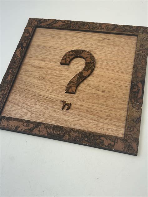 XXXTENTACION Laser Engraved Wall Art - 3D Layered 'question Mark' Album Cover, Unique Hip Hop ...