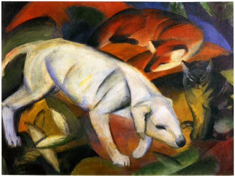 Franz marc, Animal paintings, Franz marc paintings