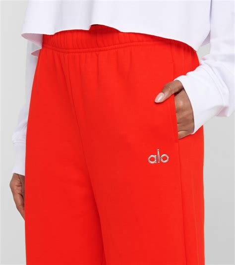 Alo Yoga Accolade cotton-blend sweatpants Alo Yoga