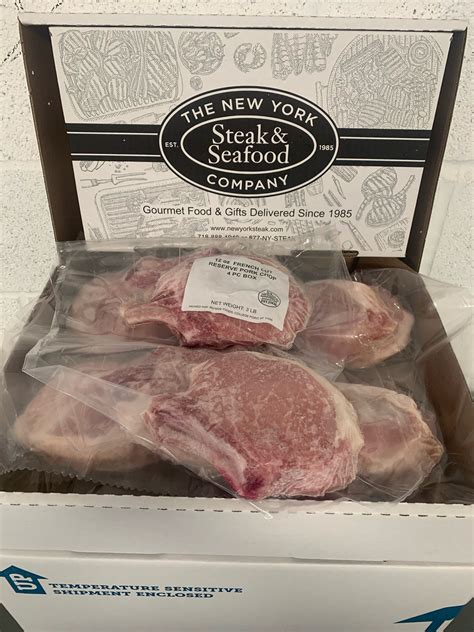 French Center Cut Bone-In Pork Chops (12oz) - New York Steak & Seafood Co.