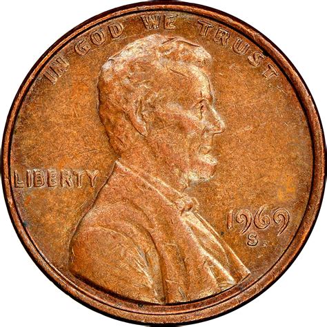 1969 S [DOUBLE DIE] Lincoln Memorial Penny Prices | Ungraded, NGC, PCGS ...