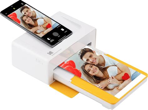 KODAK Dock Plus 4PASS Instant Photo Printer (4x6 inches) + 10 Sheets ...