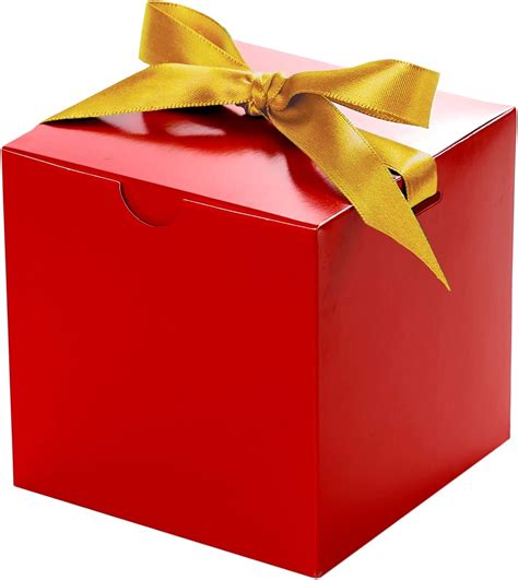 4x4x4 Christmas Red Gift Boxes 50 Pcs, Holiday Gift Philippines | Ubuy
