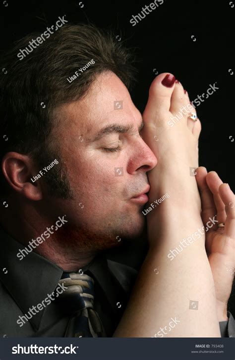 Handsome Man Kissing Womans Foot Stock Photo 793408 - Shutterstock