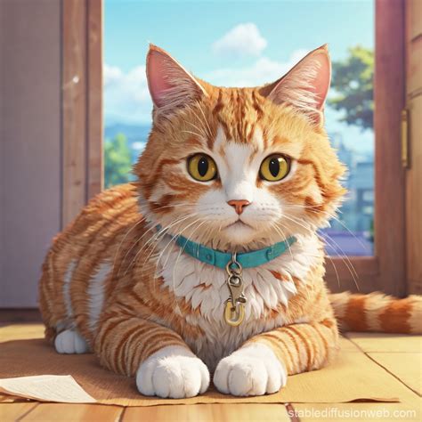 Studio-Ghibli Cat | Stable Diffusion Online