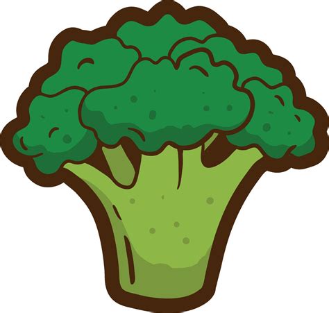 broccoli clip art illustration 56532887 Vector Art at Vecteezy