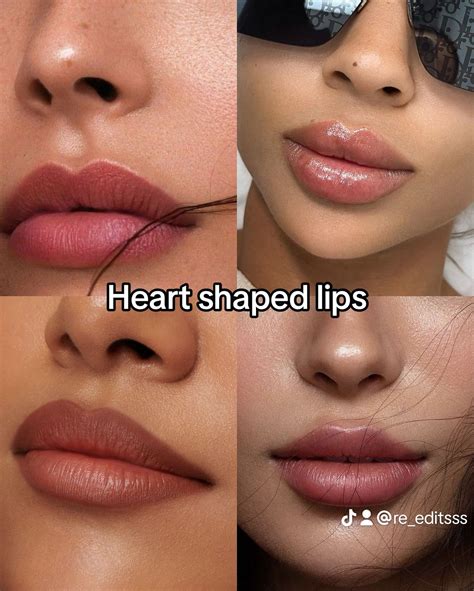 Edits🧚🏾‍♀️ on Instagram: "Which lips do you have?" | Heart shaped lips ...