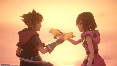 Kingdom Hearts 2 Sora And Kairi Kiss