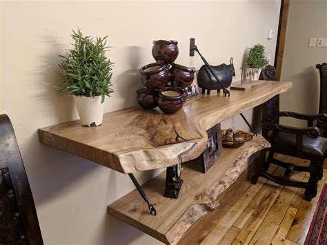 Live Edge Long Shelf at Elijah Rosa blog