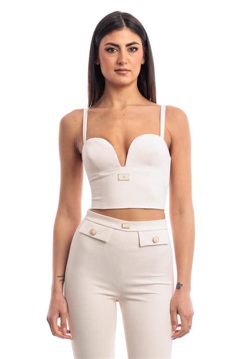 Elisabetta Franchi Top Donna To00941e2 - Antonio Visconti