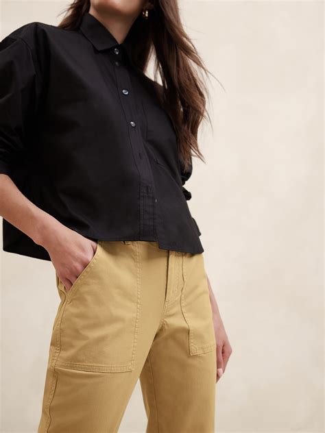 Mid-Rise Slim Cargo Pant | Banana Republic