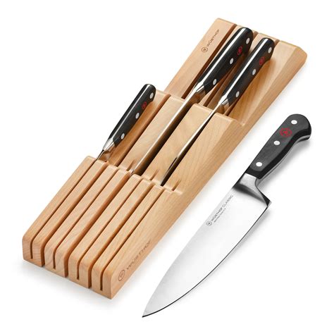 Wusthof Classic In-Drawer Knife Block Set - 5 Piece - Cutlery and More