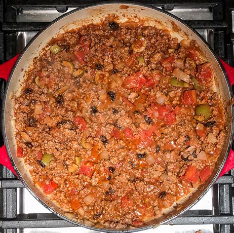 Easy Beef Picadillo - Hot Rod's Recipes
