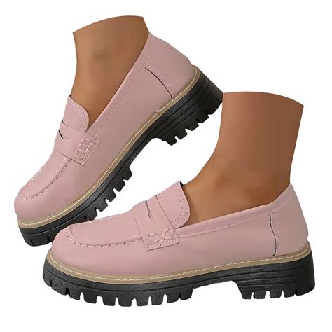 Mepaouo Orthoture Orthopedic Platform Loafers Dress Shoes Round Toe ...