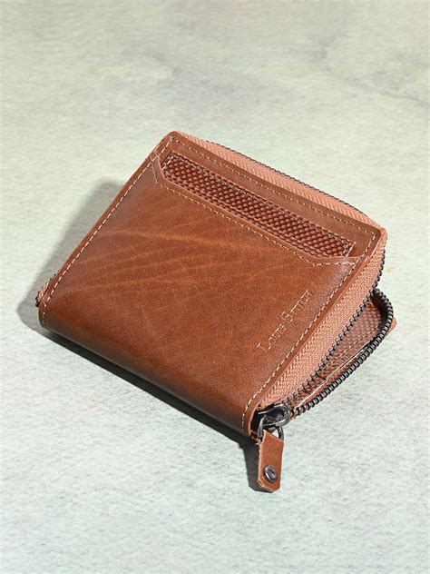 Buy Louis Stitch Handcrafted Spanish Leather Zip Lock Wallet For Men ...