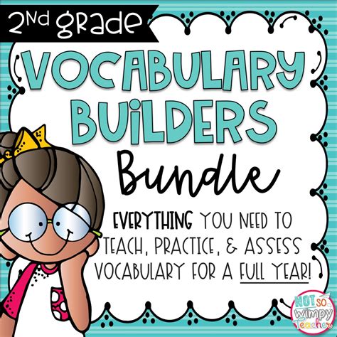 Second Grade Vocabulary Word Builders Unit 1 - Not So Wimpy Teacher