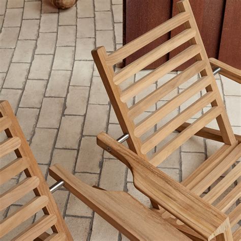Carl Hansen & Søn - AH603 Outdoor Deck Chair - Teak Outdoor Furniture