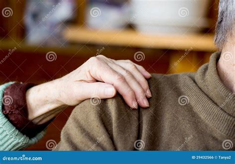 Man Hand On Shoulder