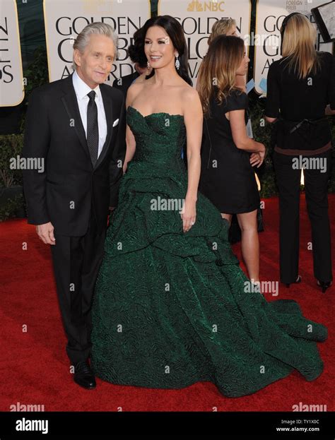 Actor Michael Douglas and his wife, actress Catherine Zeta-Joness ...
