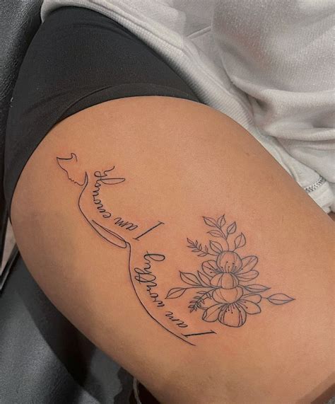 Upper thigh tattoos for females - Bronctattooaus.com