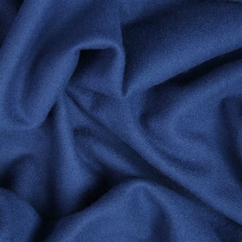 French Blue Wool and Cashmere - Bloomsbury Square Dressmaking Fabric