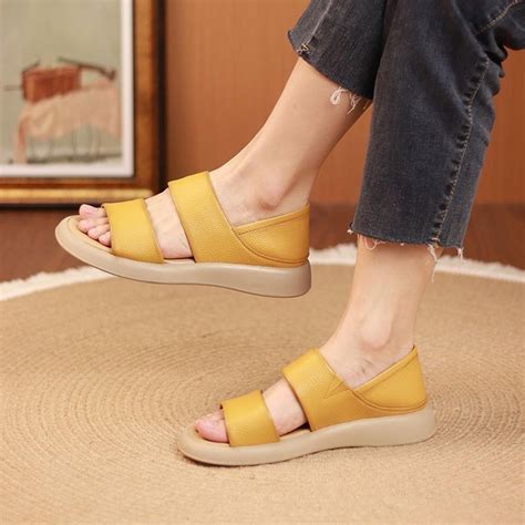 Weekly Deals! Tejiojio Clearance Women's Open Toe Roman Sandals Rubber ...