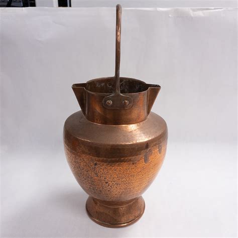 Italian Copper Double Spouted Pitcher
