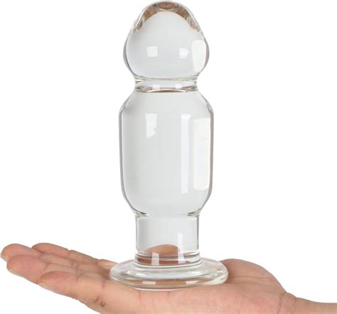 Amazon.com: Aptitan 6.7" Large Glass Anal Plug Trainer Big Crystal Butt ...