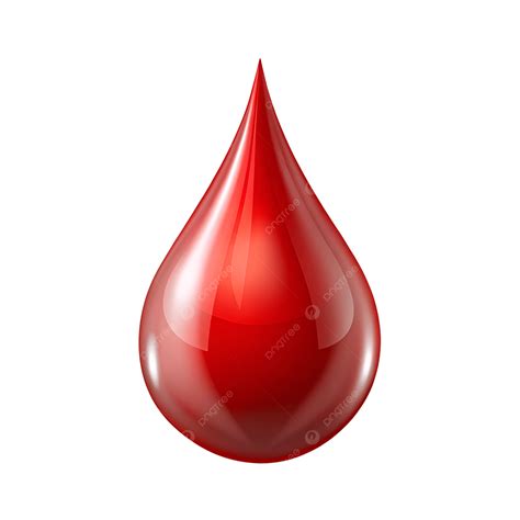Red Blood Drop Clipart Medical Symbol Illustration Transparent ...
