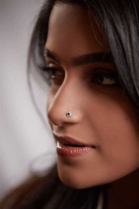 Indian Nose Piercing Both Sides