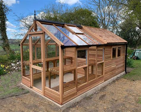 Most Beautiful Shed Greenhouse Combinations, 56% OFF