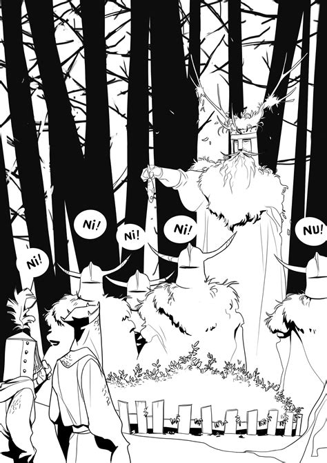 ArtStation - Knights Who Say "Ni!"