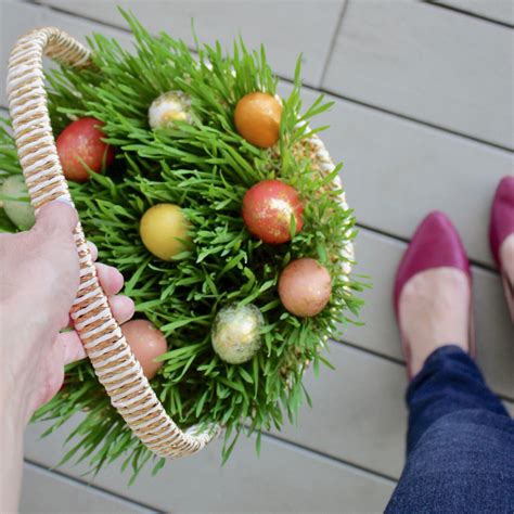 Easter Grass in a Basket - MADE EVERYDAY