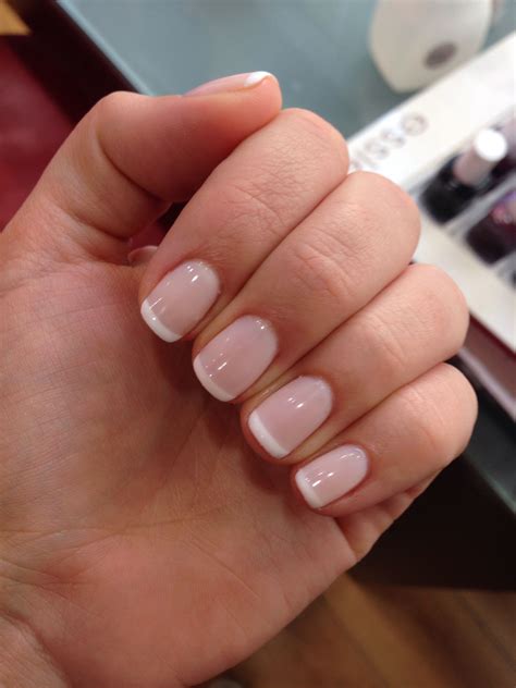 French manicure | French tip gel nails, French manicure nail designs ...