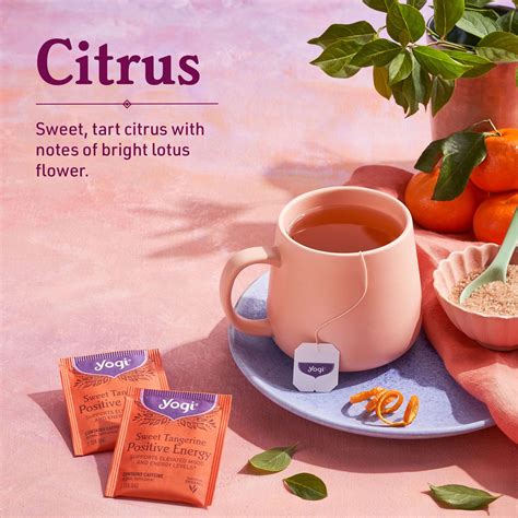 Yogi Sweet Tangerine Positive Energy Black Tea - Soups Online