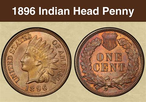 1896 Indian Head Penny Coin Value (Errors List & No Mint Mark Worth ...