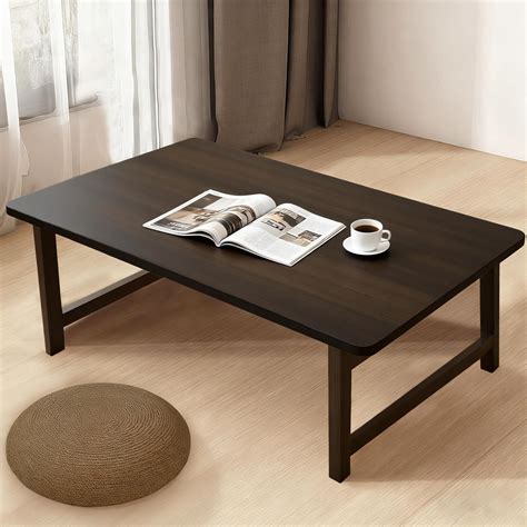 Amazon.com: FATOLRD Japanese Folding Floor Table Foldable Coffee Tables ...