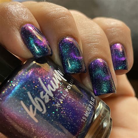 KBShimmer How Polarizing Multichrome Magnetic Nail Polish