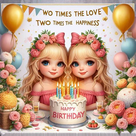 100+ Best Examples for Happy Birthday Twins Messages