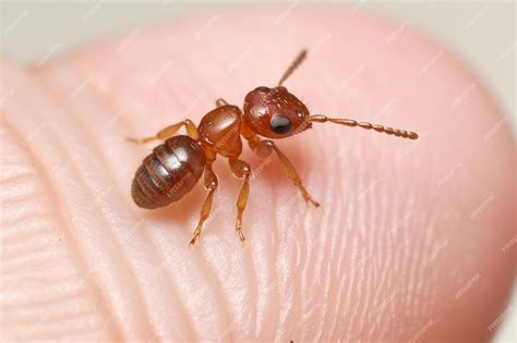 Premium Photo | Black ant bites sting on skin