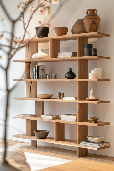 Transform Your Reading Area with a Japandi Style Bookshelf | Minimalist ...