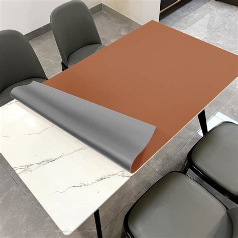 Amazon.com: Zinkooat Leather Table Cover,1.8mm Thick,42x78 Inch Table ...