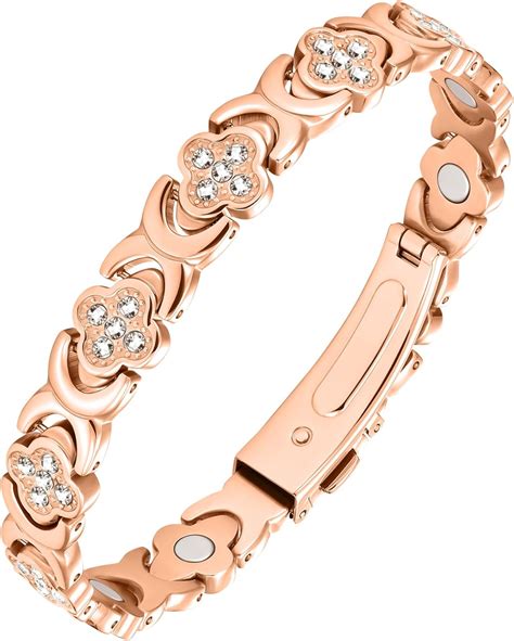 Amazon.com: Jecanori Copper Bracelets for Women, Pure Copper Magnetic Bracelet with 3500 Gauss ...