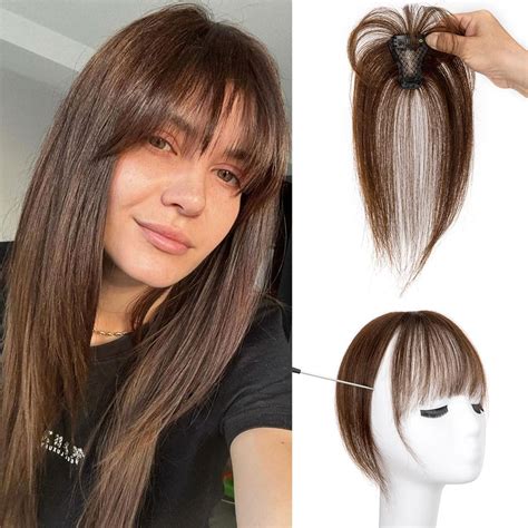 Amazon.com : MEIYOU Clip in Bangs, Bangs Hair Clip Hair Toppers for ...