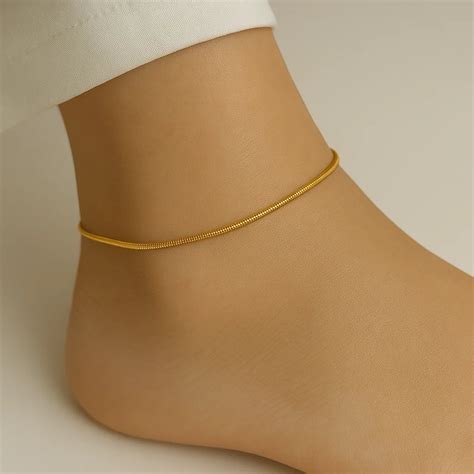 Everyday basic anklet