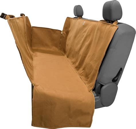 Carhartt Universal Fitted Nylon Duck Pet Hammock Car Seat Protector, Dog Back Seat Cover ...