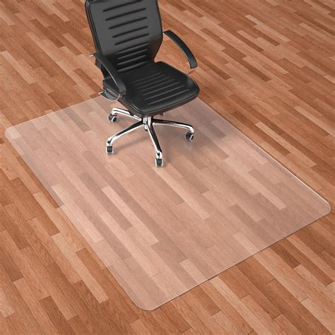 Naturei Office Chair Mat for Hardwood Floor, 46" x 60" Computer Chair ...