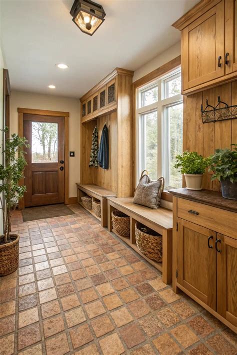 20+ Stylish Mudroom Floor Ideas You'll Love